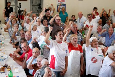 Almoço com reformados do Couço