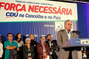 Comício CDU em Alpiarça