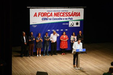 Comício CDU em Braga