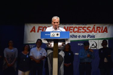 Comício CDU em Setúbal