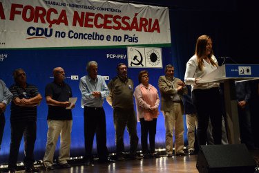 Comício na Marinha Grande