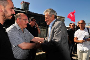 Contacto com a população de Espinho