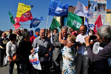 Contacto com a população de Espinho