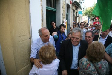 Contacto com a população em Alcochete