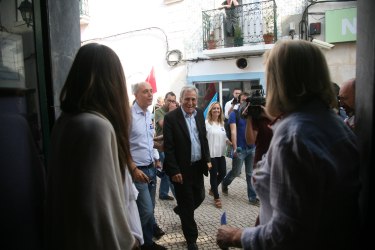 Contacto com a população em Alcochete