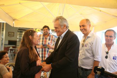 Contacto com a população em Alcochete