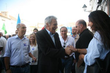 Contacto com a população em Alcochete