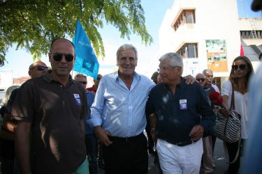 Contacto com a população em Grândola