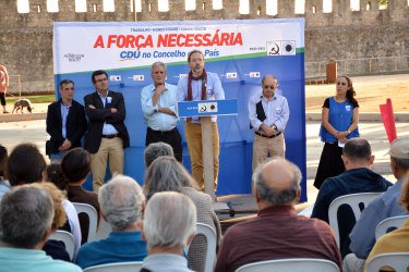 Encontro com activistas CDU em Santarém