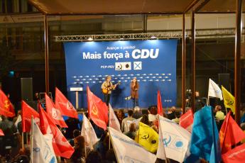 Comício CDU em Rio de Mouro