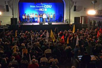 Grande comício em Lisboa dá força a campanha da CDU que cresce 