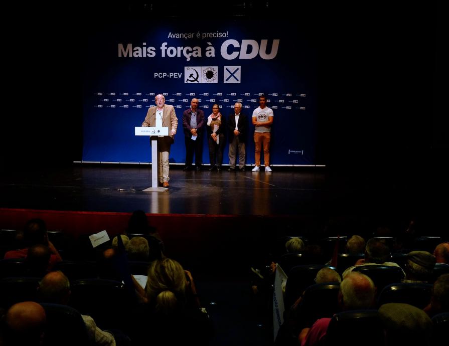 Comício CDU em Samora Correia