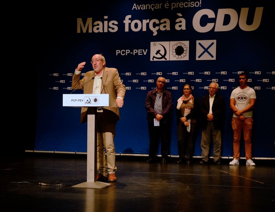 Comício CDU em Samora Correia