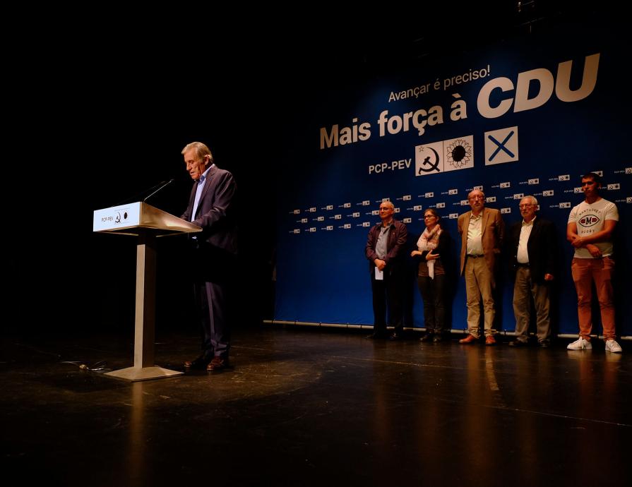 Comício CDU em Samora Correia