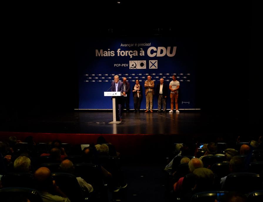 Comício CDU em Samora Correia