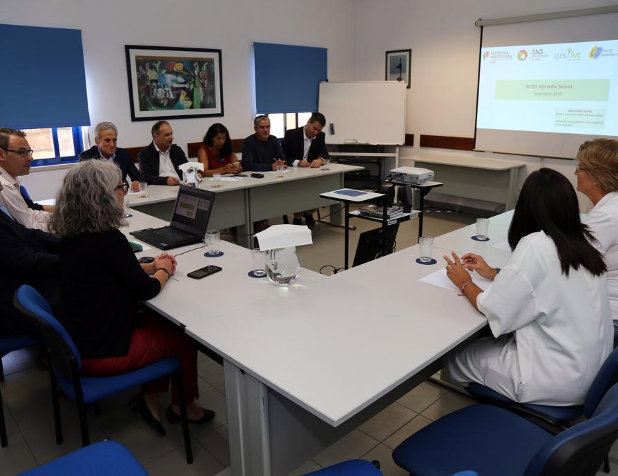 Visita ao Centro de Saúde de Amora