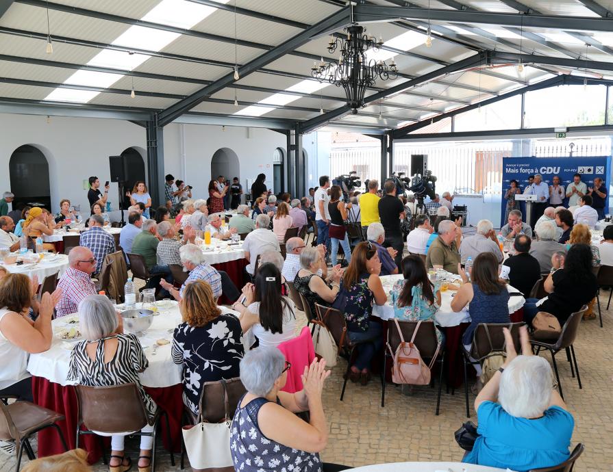 Almoço com apoiantes na Vidigueira