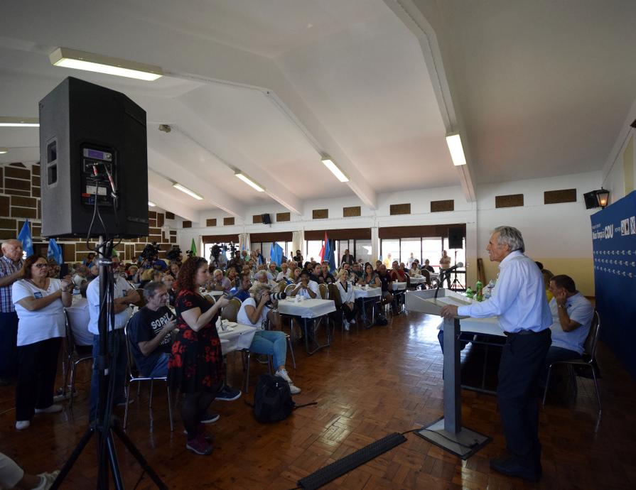 Almoço com apoiantes em São Bartolomeu de Messines