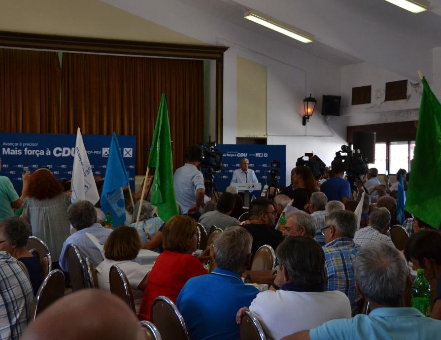 Almoço com apoiantes em São Bartolomeu de Messines