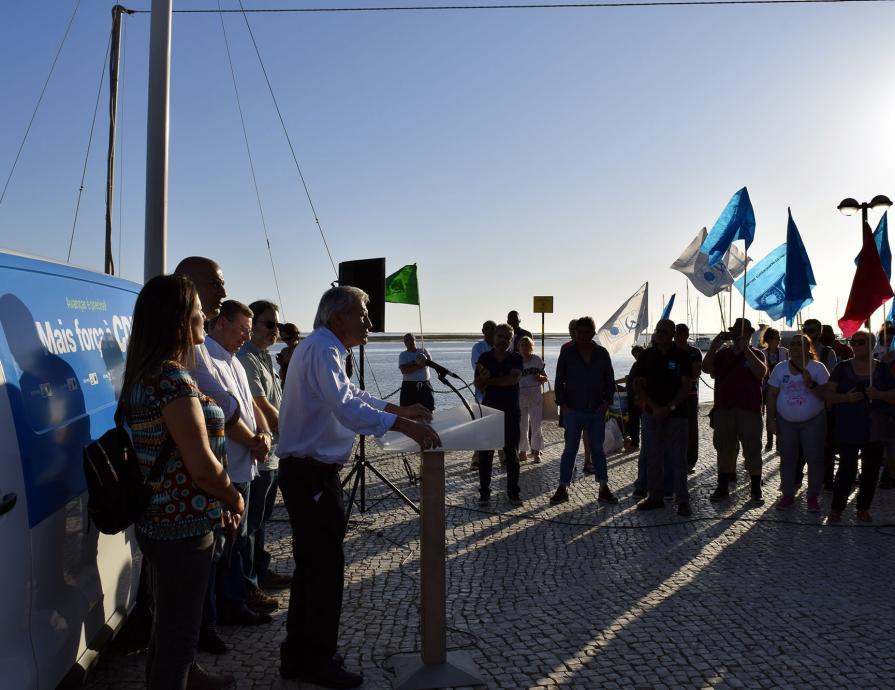 Encontro com pescadores, viveiristas e mariscadores em Olhão