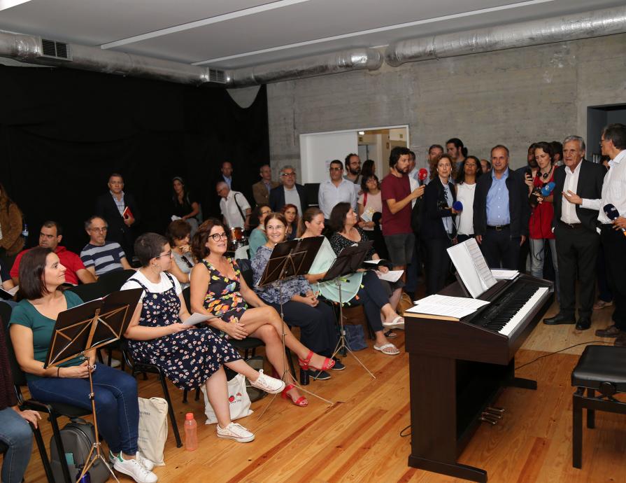 Visita à Sociedade Filarmónica Humanitária em Palmela