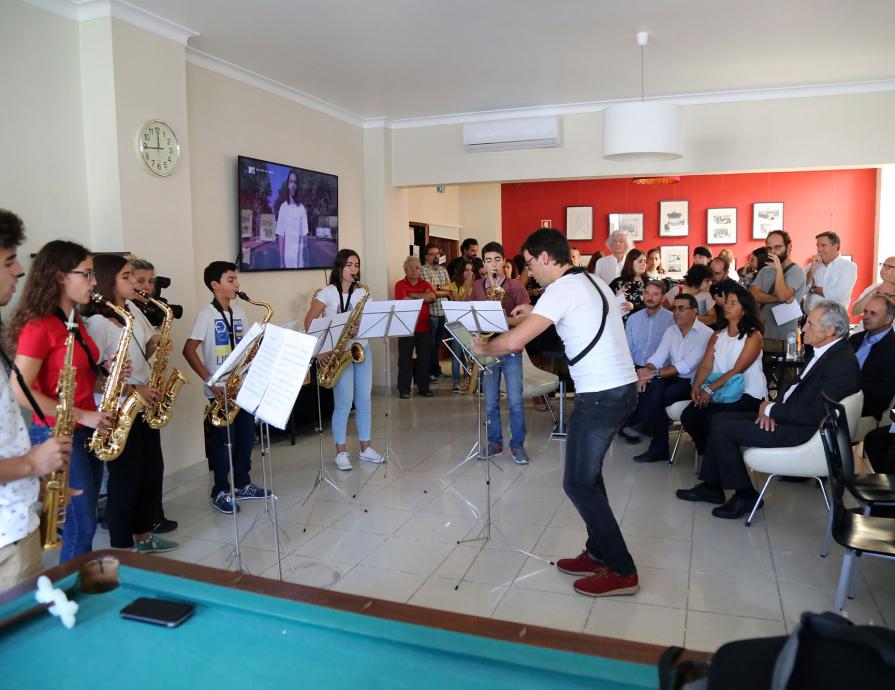 Visita à Sociedade Filarmónica Humanitária em Palmela