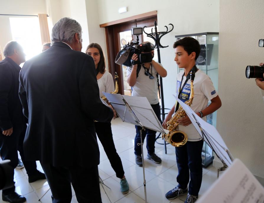 Visita à Sociedade Filarmónica Humanitária em Palmela