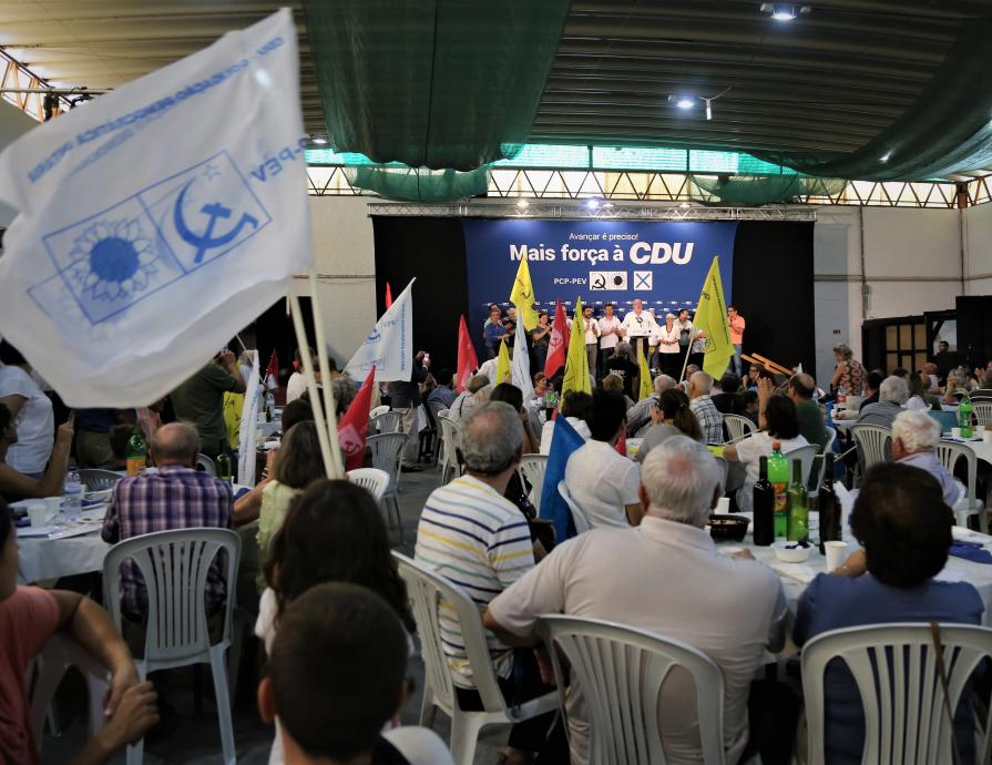 Almoço com apoiantes em Alpiarça