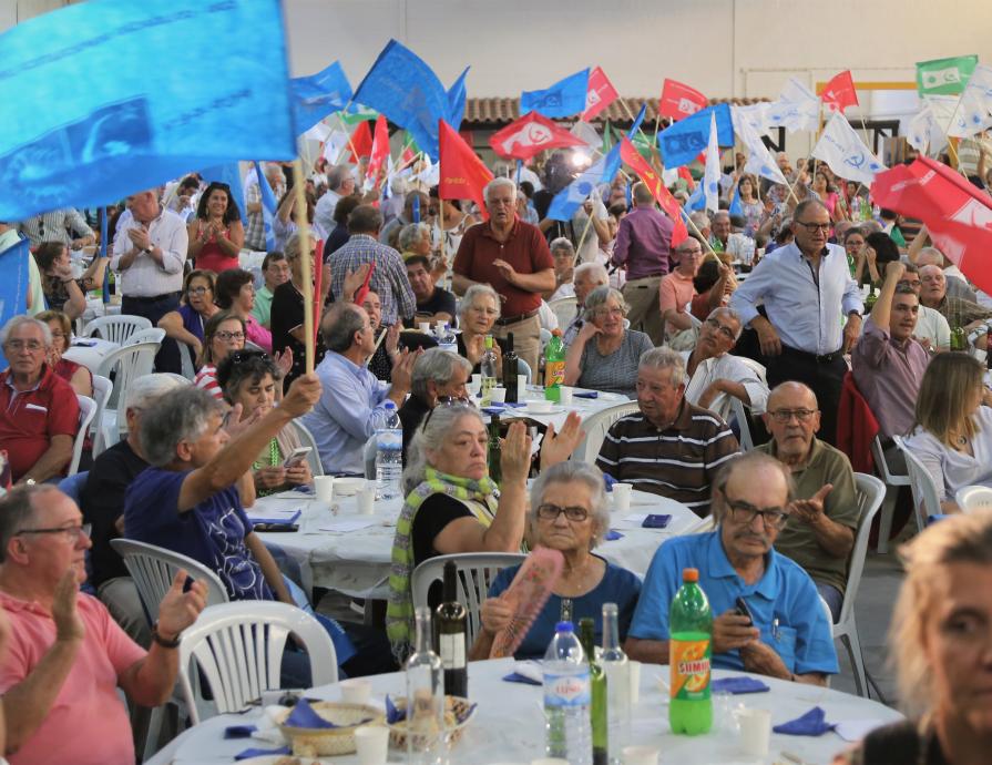 Almoço com apoiantes em Alpiarça