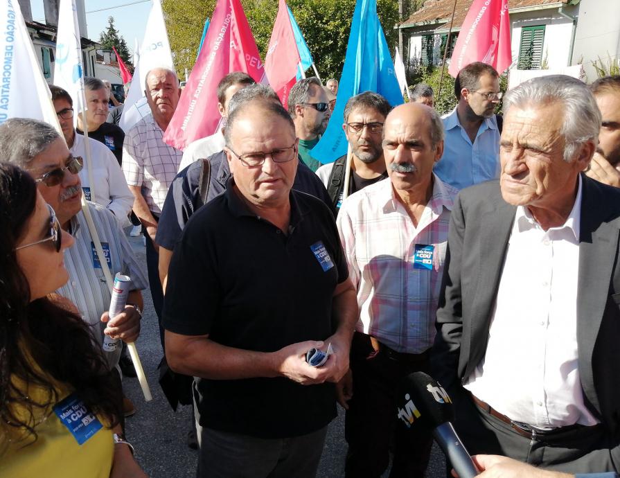 Encontro com a população da Urgeiriça