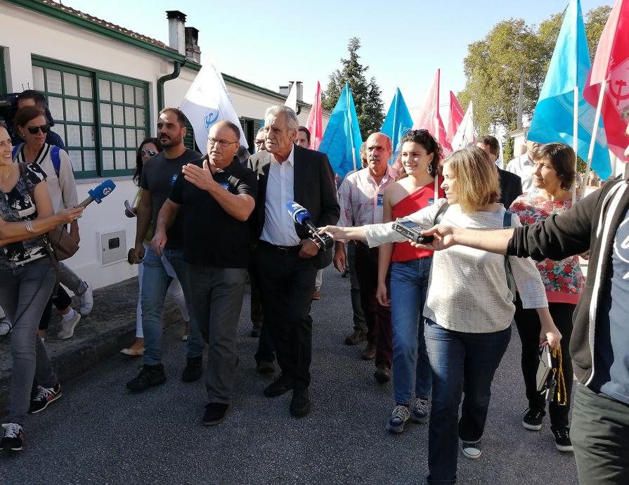 Encontro com a população da Urgeiriça