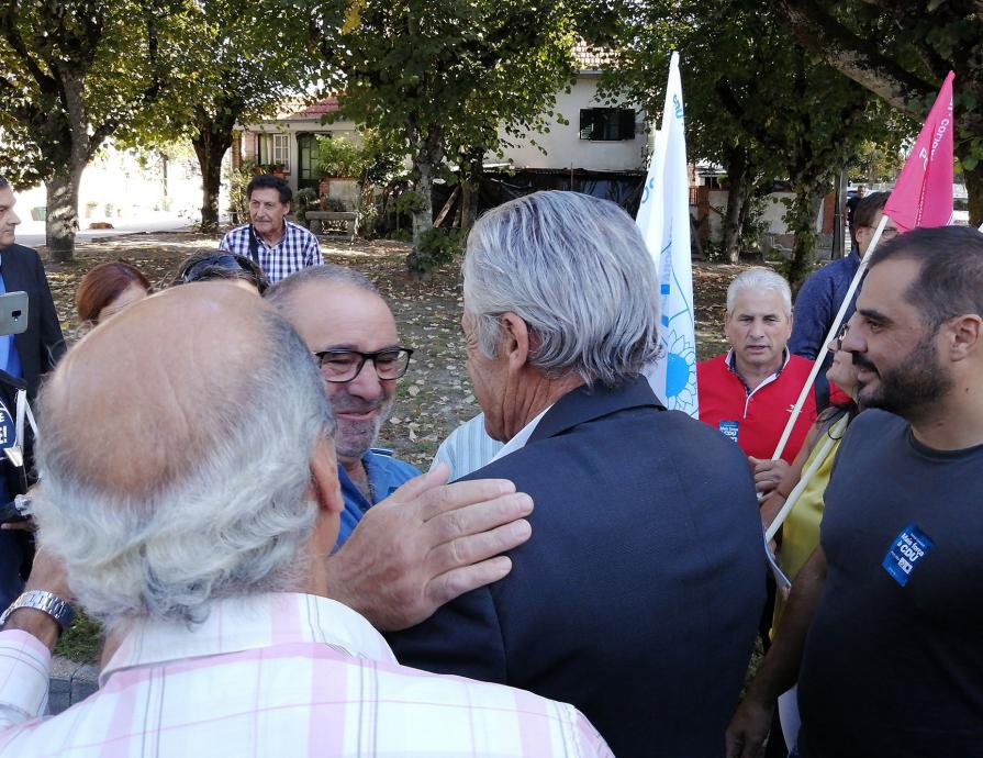 Encontro com a população da Urgeiriça
