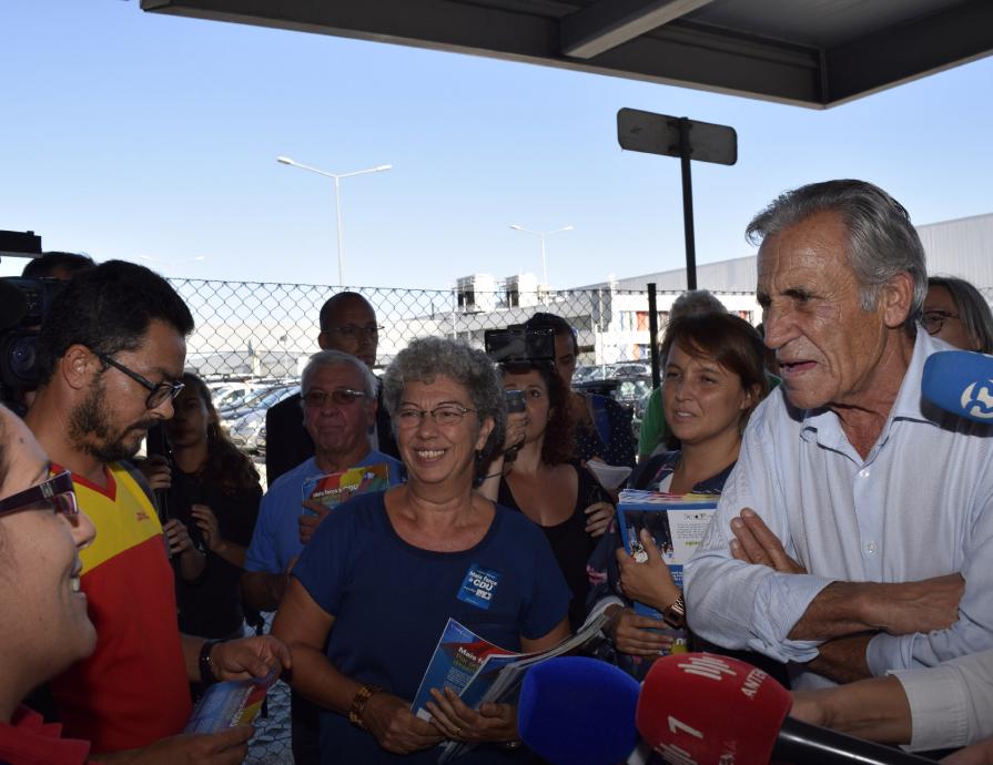 Contacto com trabalhadores da SONAE