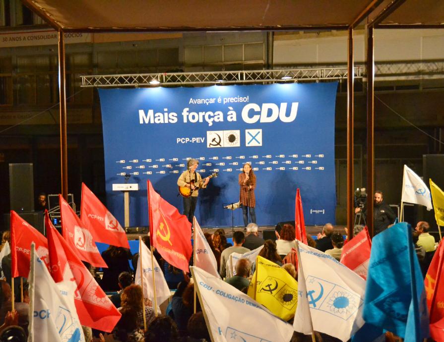 Comício CDU em Rio de Mouro