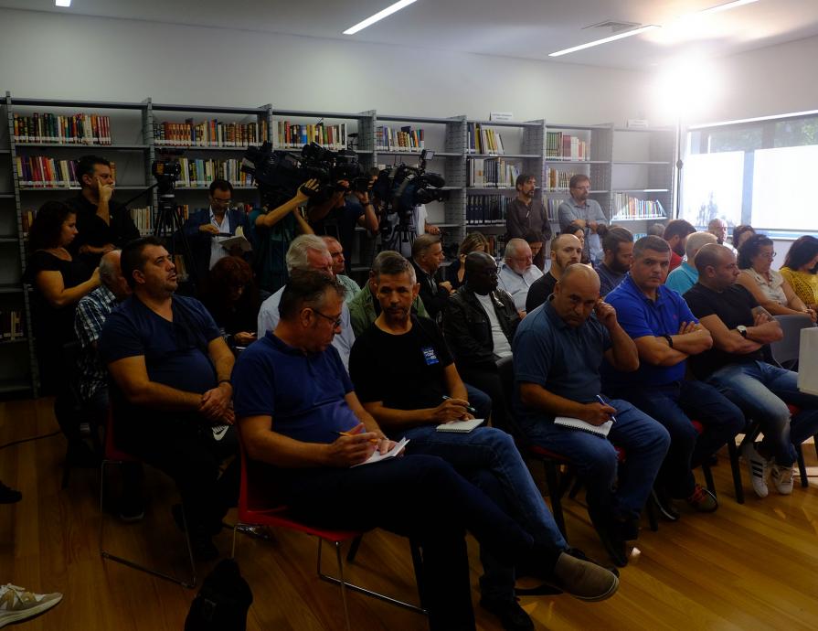 Encontro com trabalhadores sobre trabalho por turnos