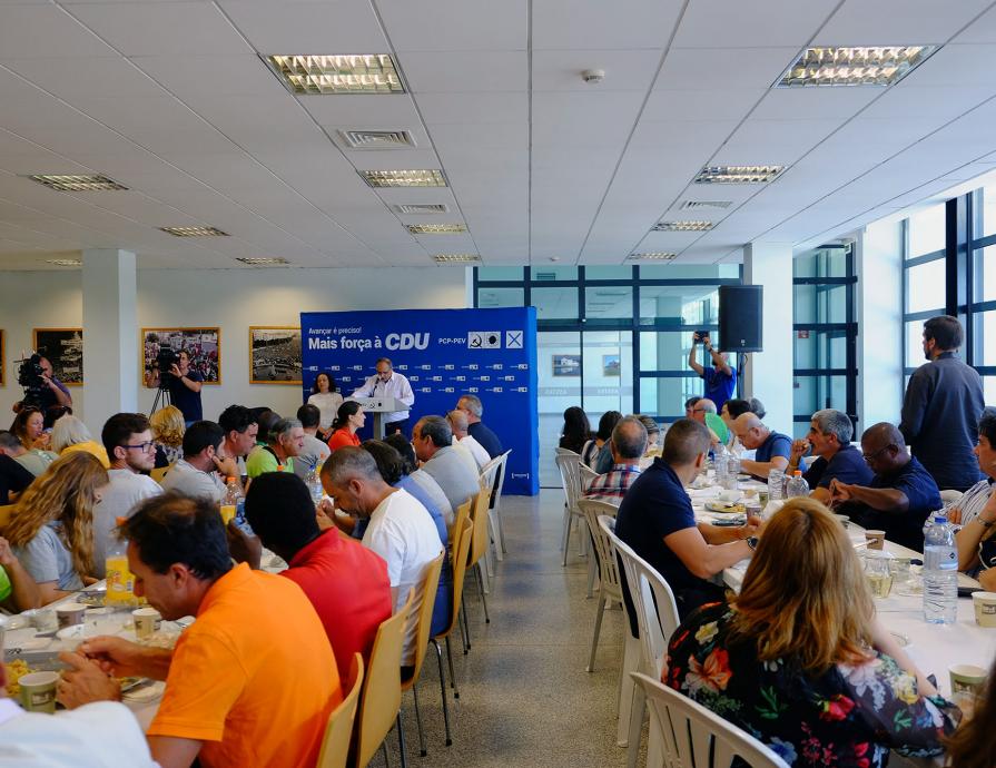 Almoço com trabalhadores da CM Seixal