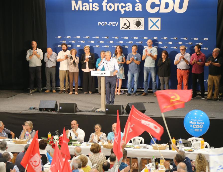 Comício na Marinha Grande