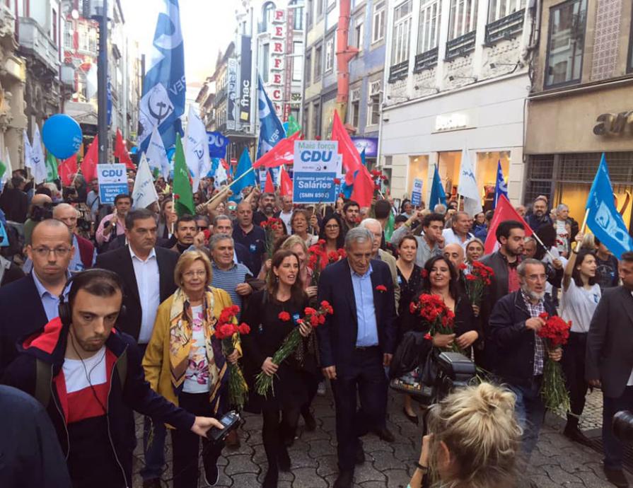 Arruada CDU no Porto