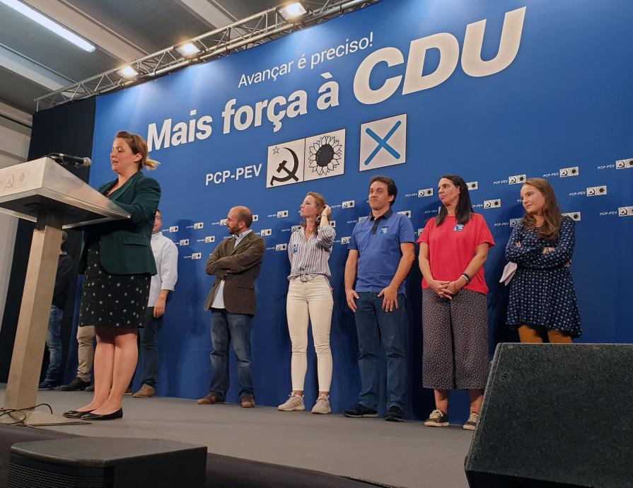 Comício em Braga