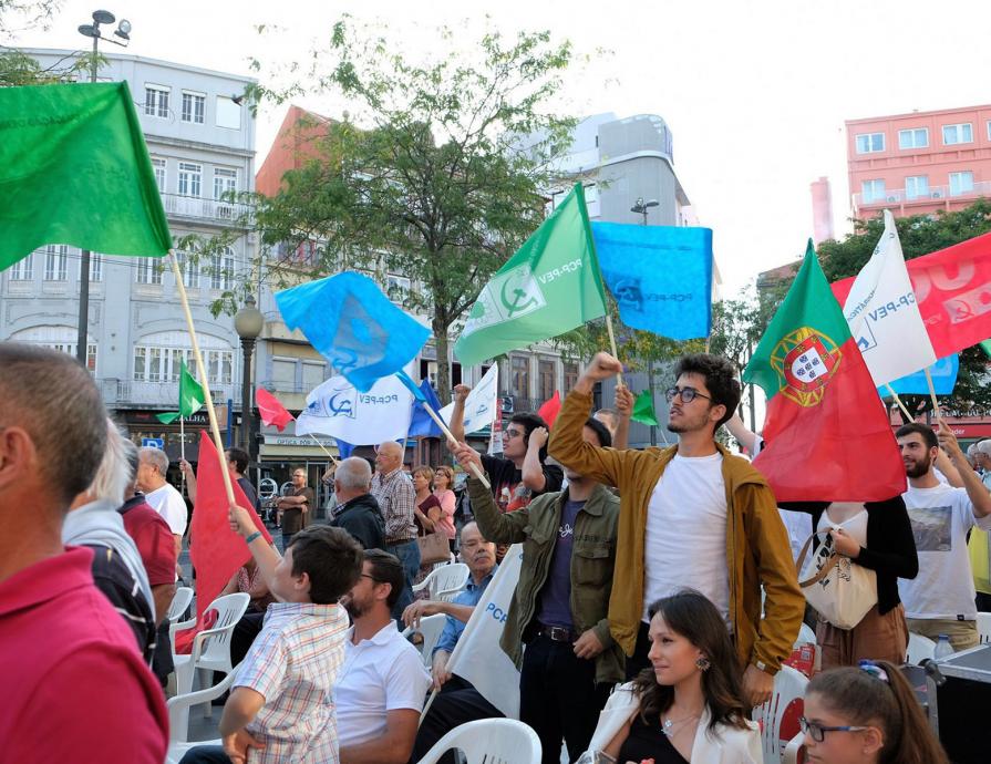 Comício de apresentação da lista da CDU pelo círculo eleitoral do Porto