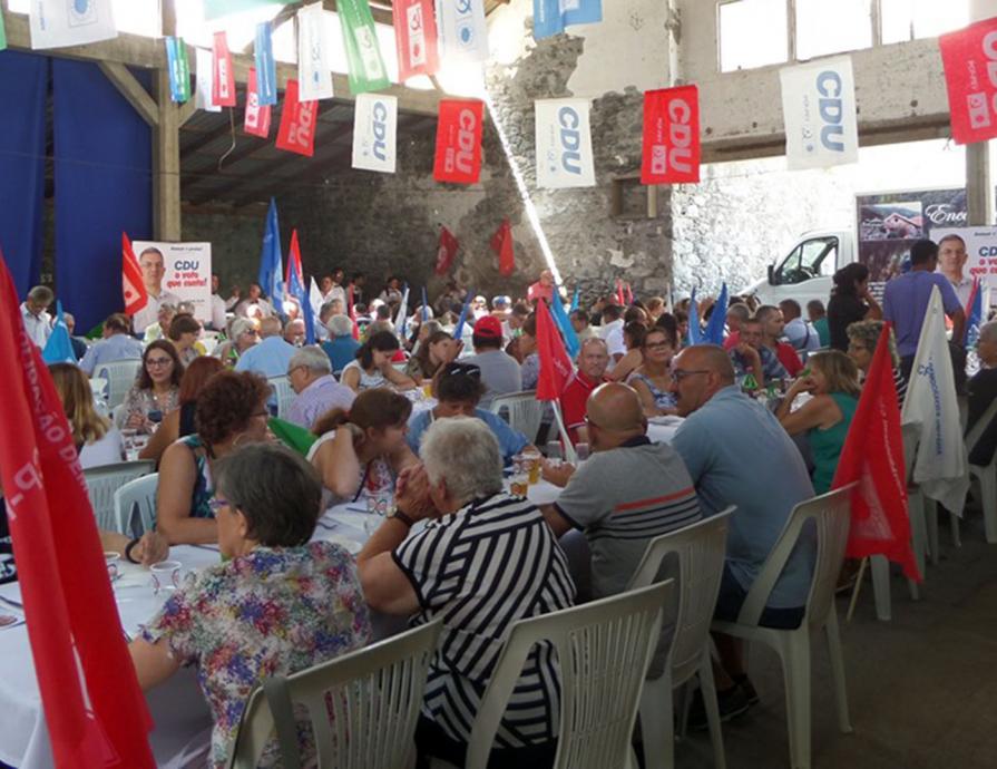 Almoço-comício CDU no Funchal