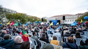 Comício na Marinha Grande