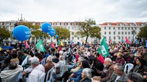 Comício na Marinha Grande