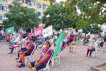 Concentração «Por mais e melhores serviços públicos na saúde e na educação», Quinta do Conde, Sesimbra