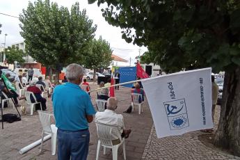 Concentração «Por mais e melhores serviços públicos na saúde e na educação», Quinta do Conde, Sesimbra