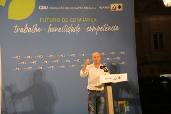 Comício CDU em Beja