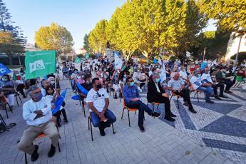 Encontro com a população, Pinhal Novo, Palmela