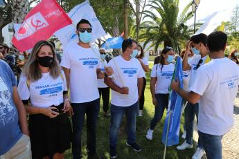 Encontro com a população em Sines