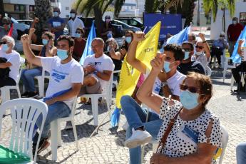 Encontro com a população em Sines