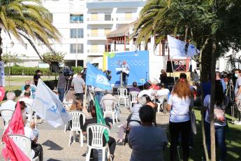 Encontro com a população em Sines